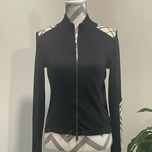 Lightweight black Burberry sweater